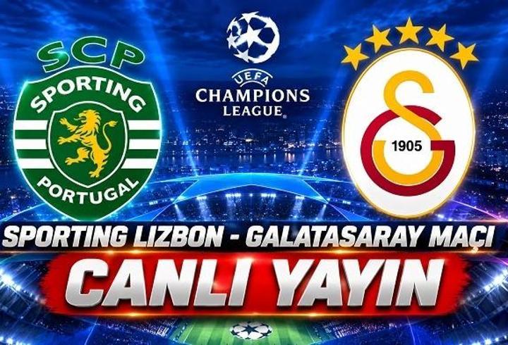 SPORTING LIZBON – GALATASARAY MAÇI CANLI İZLE | Galatasaray maçı şifreli mi, şifresiz mi, saat kaçta? Şampiyonlar Ligi Galatasaray Maçı canlı yayın ekranı
